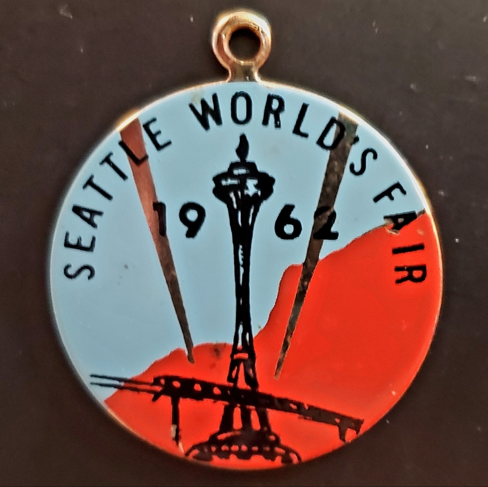 Vintage Seattle World's Fair Pendant 1962. Original.